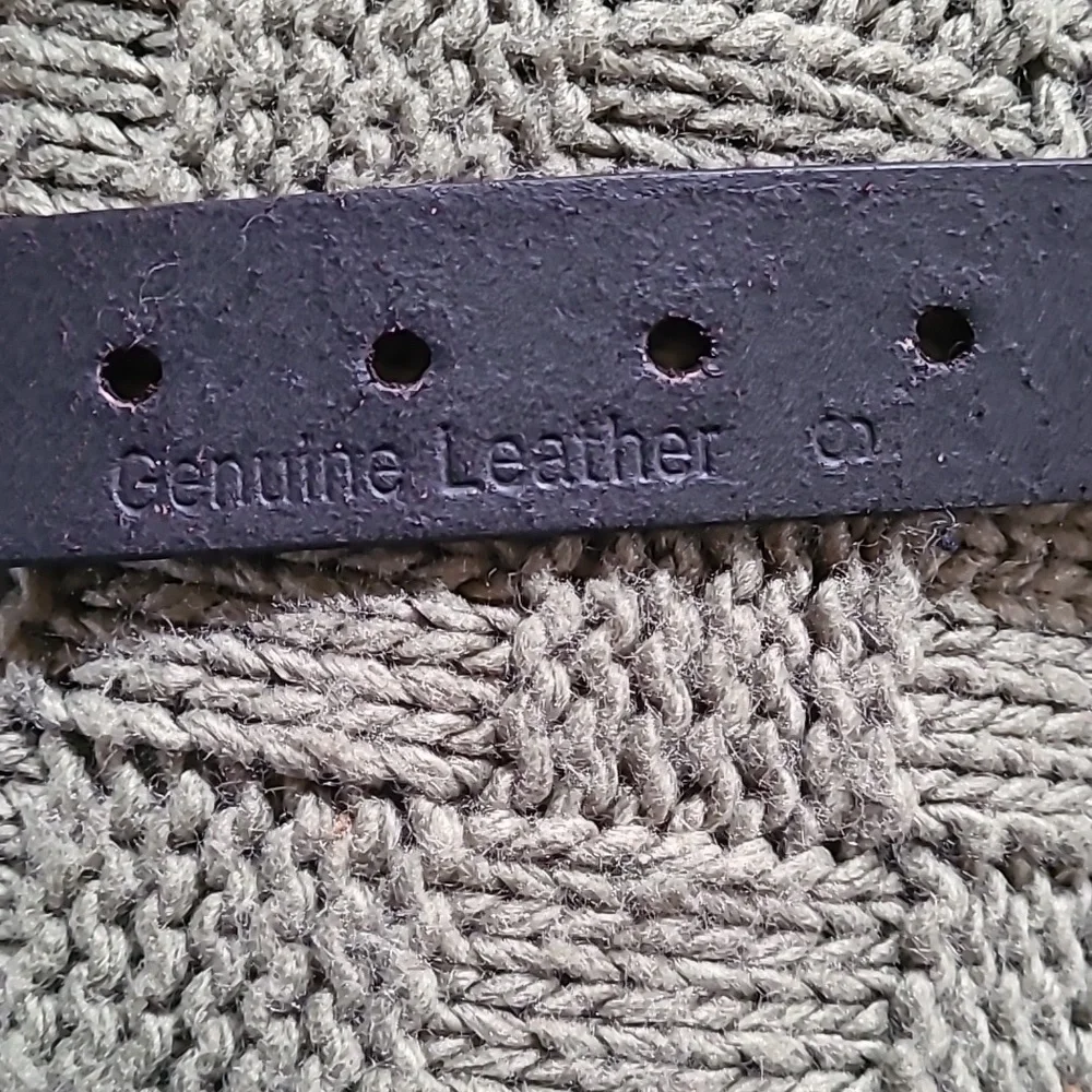 Timberland Black Leather Belt, Small, Unisex, NWT